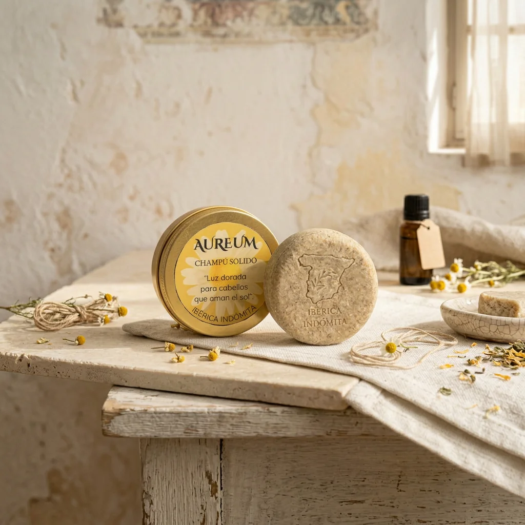 Aureum — champú sólido