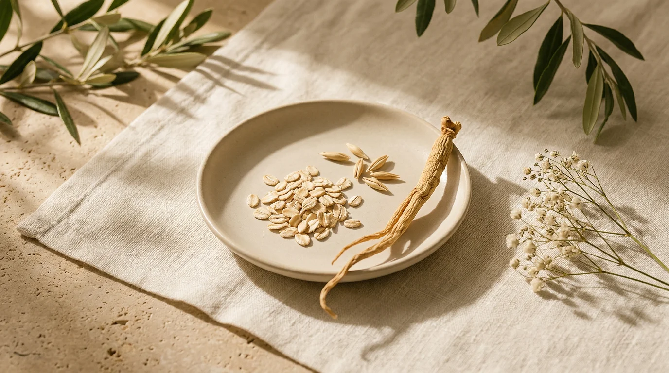 Avena y ginseng