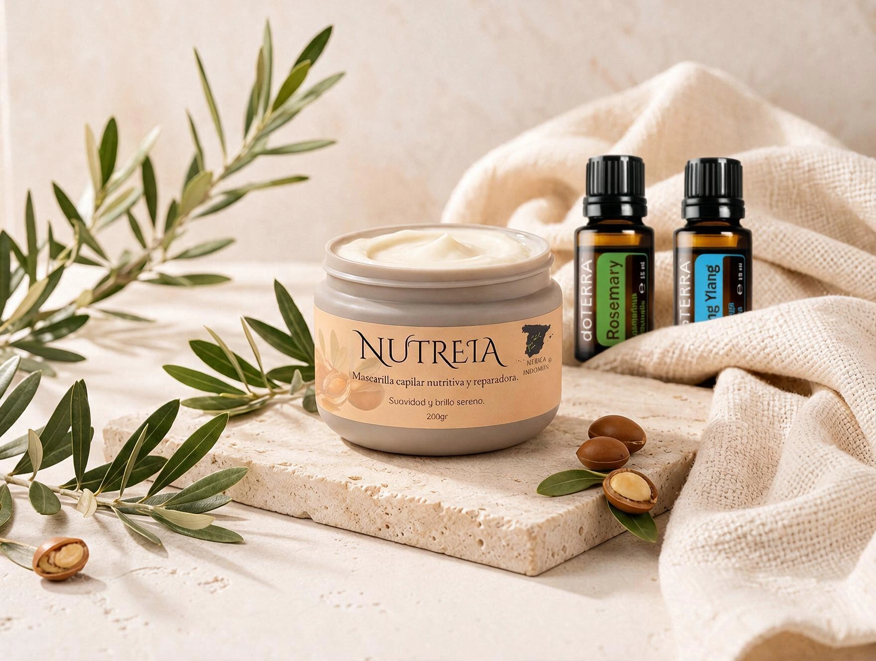 Nutreia — ingredientes argán y karité